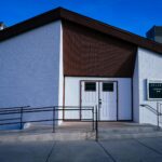 community center volunteers helping