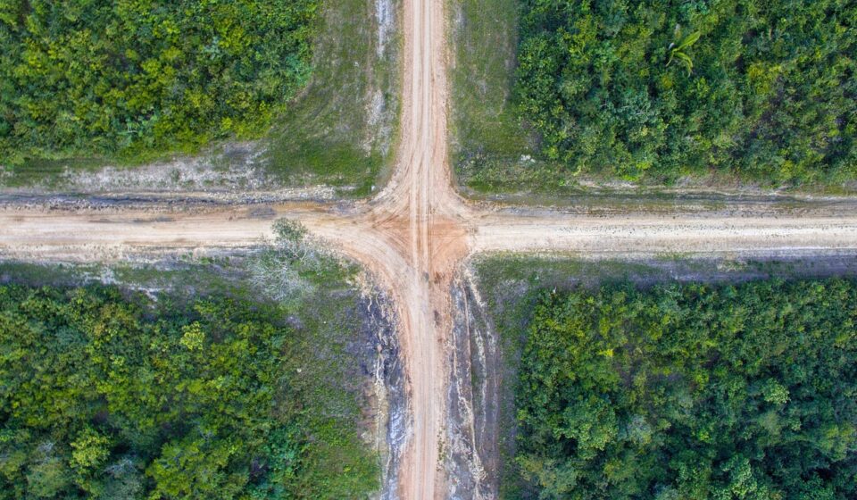 person at a crossroads