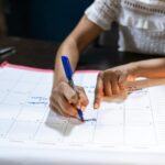 person planning budget and lifestyle