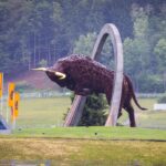 Red Bull Racing pit lane