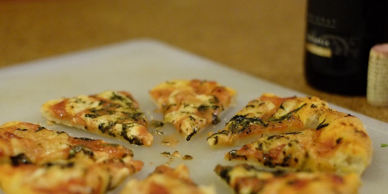 delicious pizza slice