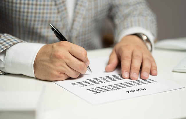 Legal document with highlighted text about pandering law