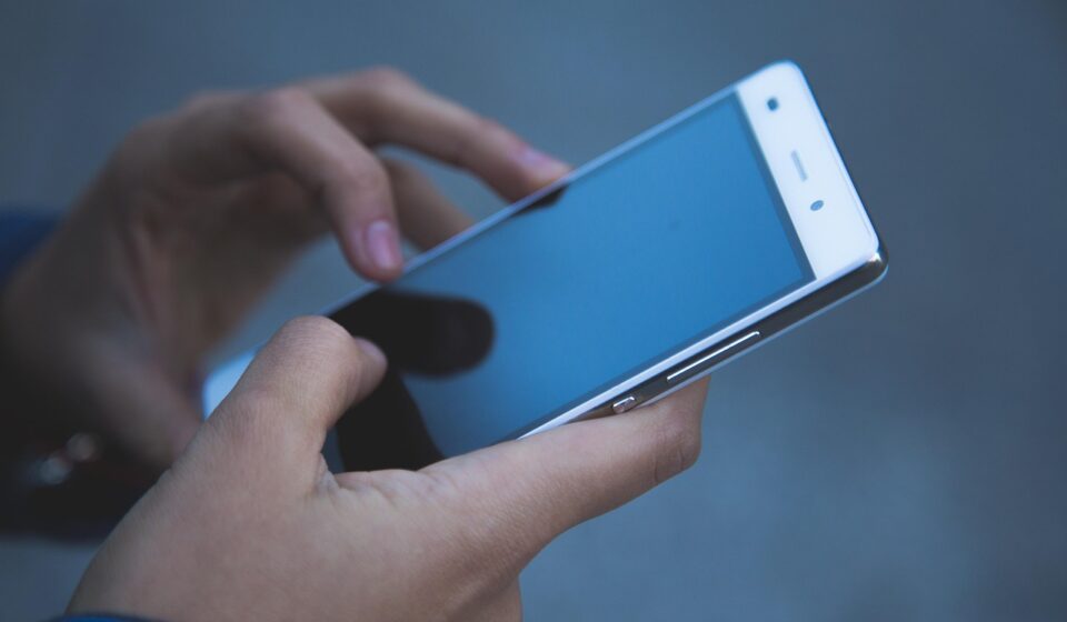 person looking confused at phone