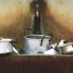 sparkling stainless steel sink