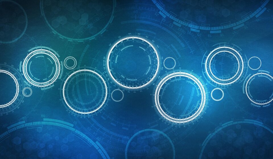 abstract digital network