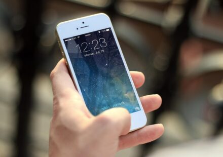 blue spot phone screen