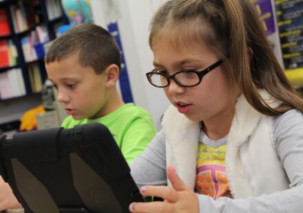 children in classroom