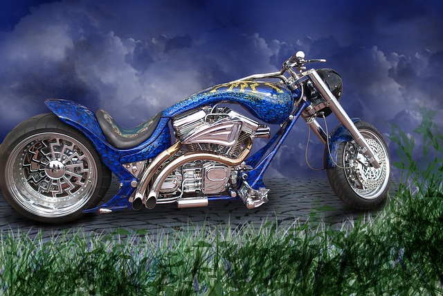 Close-up of a motorcycle engine with chrome detailing (motocicleta motocicleta)