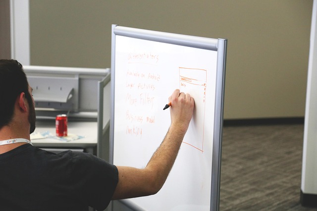 Diagram illustrating the design process: identify problem, research, brainstorm, prototype, test, refine.
