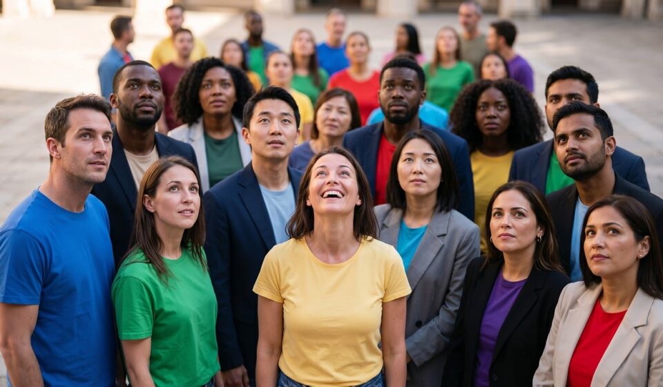 diverse professionals collaborating