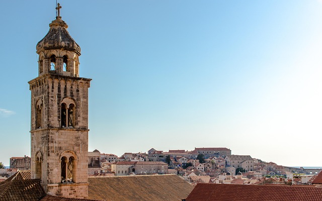 Dubrovnik's iconic city walls and terracotta rooftops overlooking the Adriatic Sea (best places to visit in croatia)