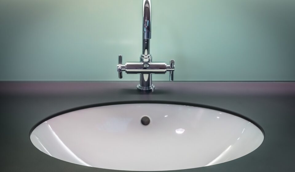 modern bathroom with bath fitter installed