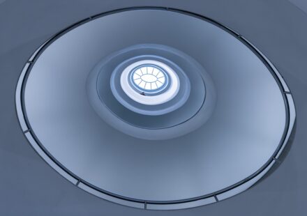 modern spiral staircase