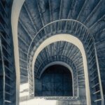 modern spiral staircase interior
