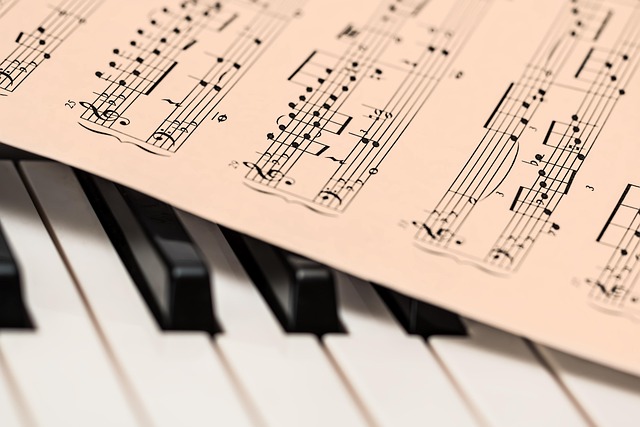 Musical notation showing a chromatic chord progression typical of Schubert