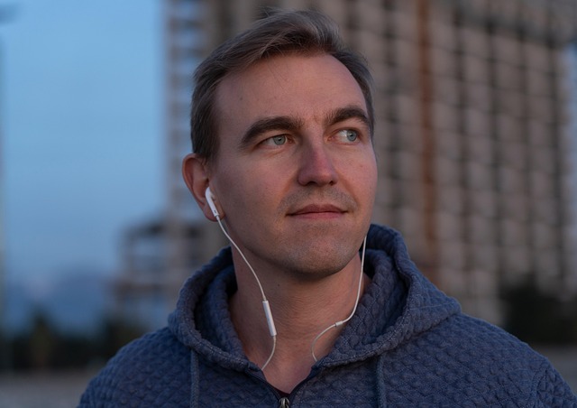 Person actively listening in a business meeting