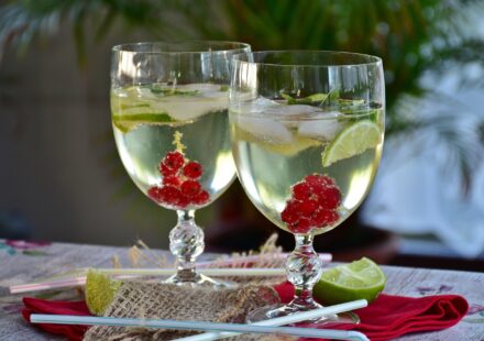 prosecco bottle and glass