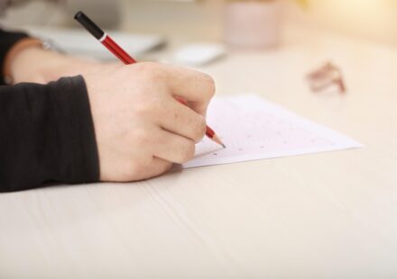 student failing driving theory test