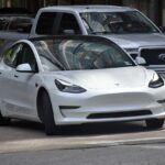 Tesla car dashboard software update