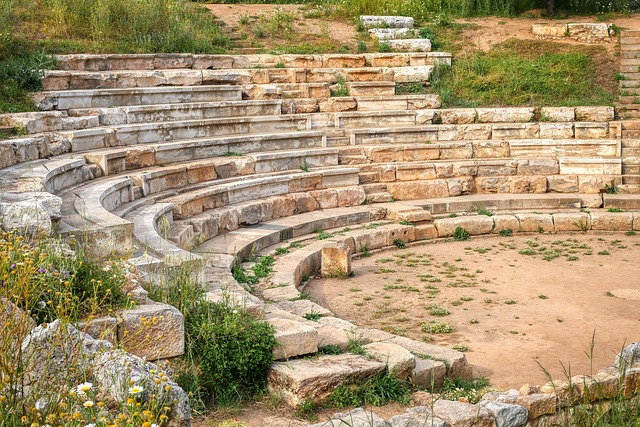 The well-preserved Roman amphitheater in Pula, Croatia